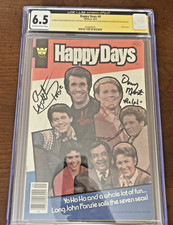 Happy Days 4 GCG 6.5 Whitman Signed Henry Winkler, Ron Howard And 2 Others