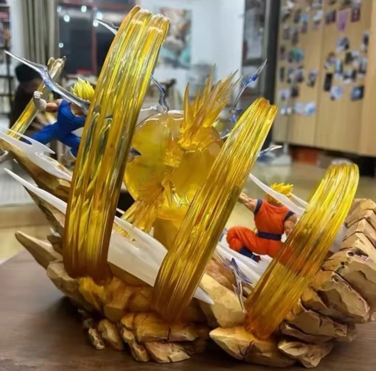 DRAGON BALL Z - Goku vs Vegeta Figure Pvc Foto 3 de 4