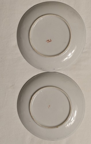 ESTATE Antique 1920 c. Minnature Japanese Export Cobalt & White Porcelain Dishes - Picture 13 of 24