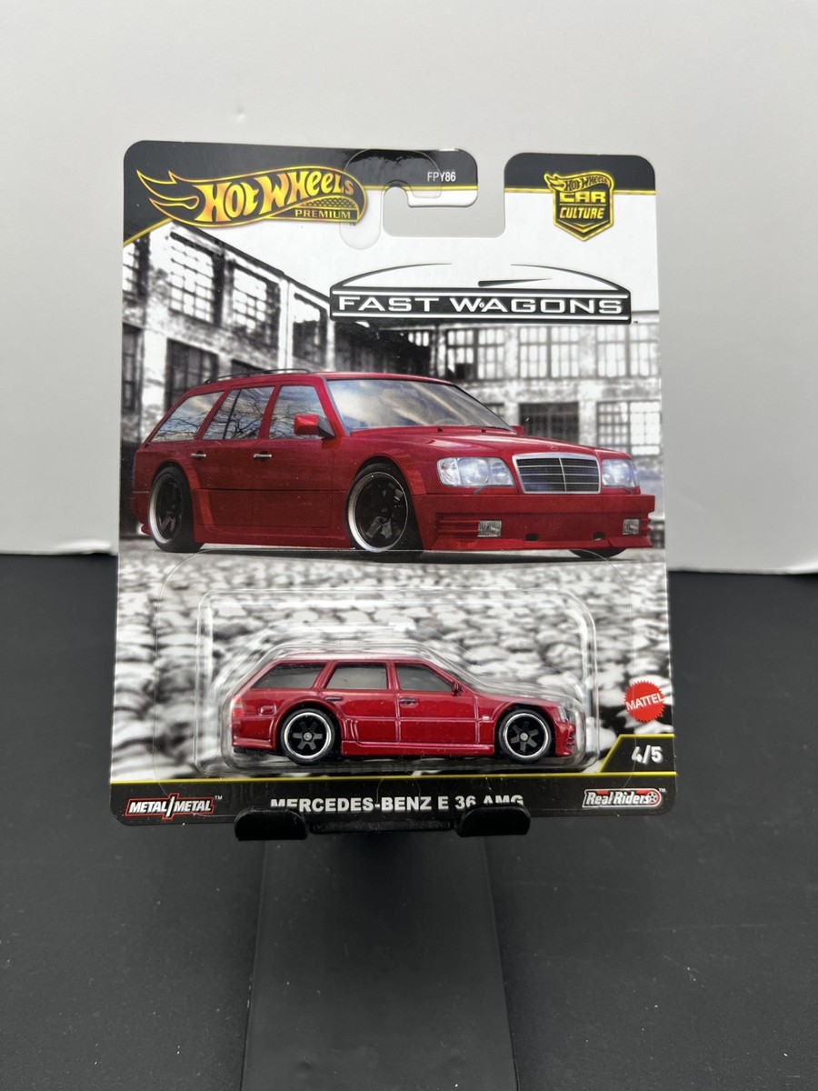 Hot Wheels 2025 Premium Fast Wagons Mercedes-Benz E 36 AMG Red 4/5