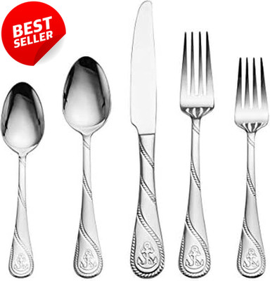 Towle Everyday Anchor 20Piece Flatware Set Service for 4 18/0 Stainless Steel US