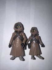 Star Wars Clone Wars 2 Jawas 2.5 inch action figure 2009 bundle lot