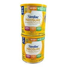 Lot Of 2 Similac Neosure Infant Formula 13.1 Oz Ea 0-12 Months Exp 06-01-2026