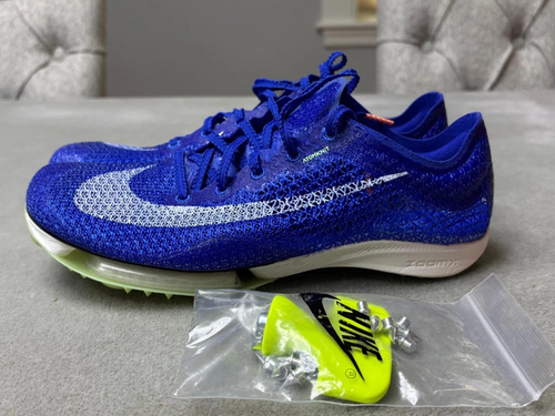 NIKE AIR ZOOM VICTORY TRACK SPIKES ALL SIZES YOU PICK SIZE RACER BLUE CD4385-400 - 第 1/7 張圖片