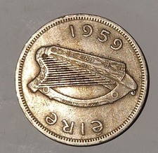 1959 IRELAND FLORIN FREE.A STUNNING DESIGN AND A MUST HAVE COIN TO COLLECT 👇🏻