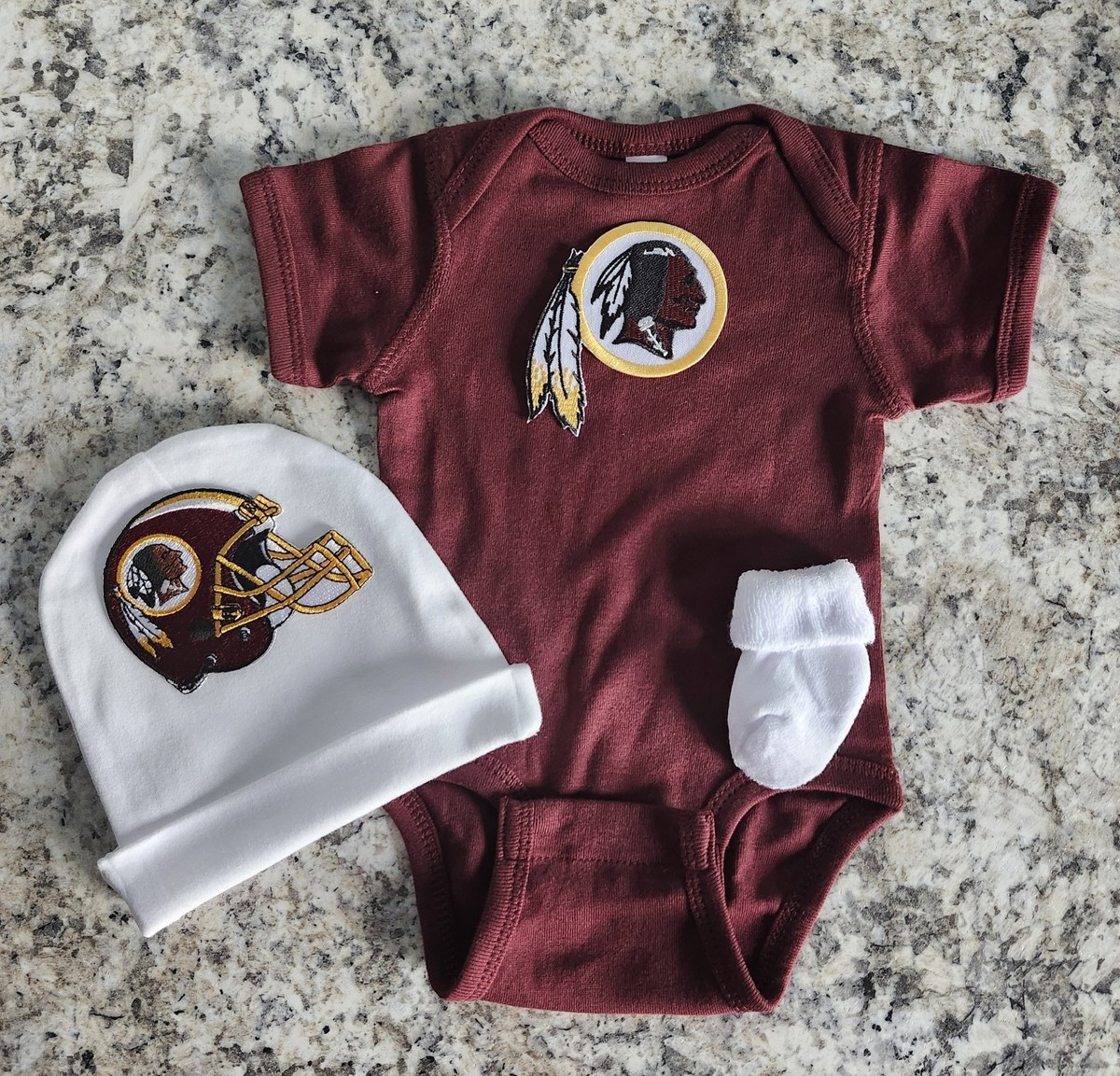 Washington newborn/baby clothes Redskins baby gift Washington