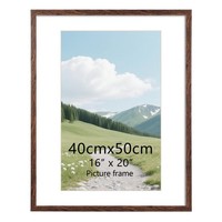 Bilderrahmen Posterrahmen Wandmontage Kaffee Passepartout 40X50 Cm 1 StüCk