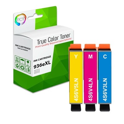 3PK TCT Premium 936XL Color HY for Compatible HP OfficeJet 9110 Ink Cartridge