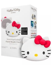 Geske Hello Kitty Smart App Guided Facial Brush 3 in 1 Deep Cleansing NIB