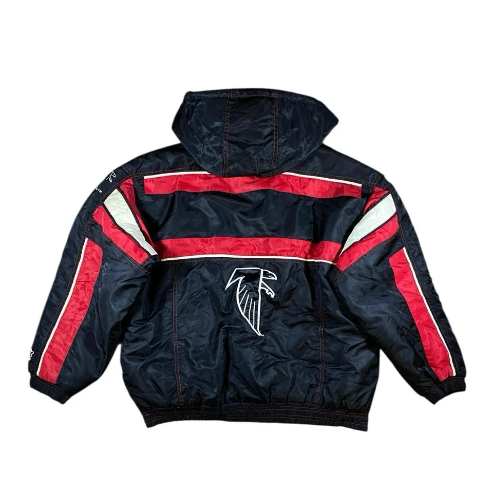 Vintage 90s Starter NFL Atlanta Falcons Pullover Puffer Jacket - XL - Image 4 of 4
