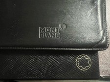 MONTBLANC portafoglio uomo porta carte credito banconote documento astuccio