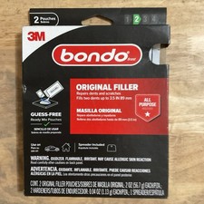 Bondo Original Filler OR-2PK-ES, Ready Mix Pouches, 2 oz-1EA
