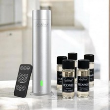 AROMA Mini Diffuser 1200 Sqft. SILVER W/ 5 PR...