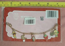 CUTE Strawberry Shortcake Charm Bracelet NEW 5 Charms 2025 Luv Her