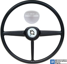 47-53 Chevy Truck Black Original Standard Steering Wheel Whorn Button