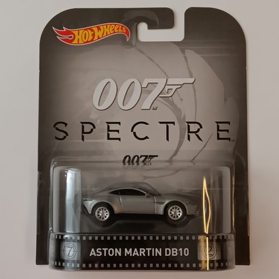 HOT WHEELS 2016 ENTERTAINMENT ASTON MARTIN DB10 007 SPECTRE 1:64 MIP