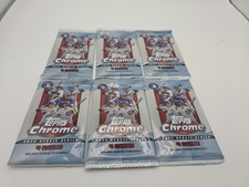 2022 Topps Chrome Update Series Hobby Factory Sealed 4 Card Packs 6 Pack Lot