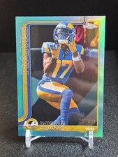 Davante Adams 2025 Topps Chrome - Teal Refractor /299  #165