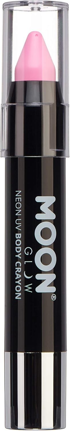 Moon Glow - Neon UV Paint Stick Body Crayon for the Face & Body – Pastel Pink