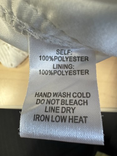 lulus dress medium white machine washable 100% polyester - Picture 15 of 16