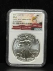 NGC MS69 2016 American Silver Eagle One Dollar Silver Coin -445