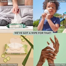 40 Count The Honest Company Clean Conscious Multi-Use Wipes  Hypoallergenic