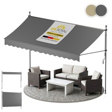 Balkonmarkise Markise  Klemmmarkise Balkonmarkise Sonnenmarkise Handkurbel