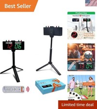 Battery Powered Scoreboard Clock Timer with Buttons, Portable Digital Scorebo...