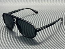 EMPORIO ARMANI EA4263U 501787 Shiny Black Dark Grey Men's 57 mm Sunglasses