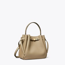 Tory Burch Romy Bucket Bag - Soft Cement - NEW - FREE SHIP