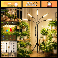Full Spectrum LED Grow Light with Tripod Stand, 450 LEDs, Auto Timer for Indoor
