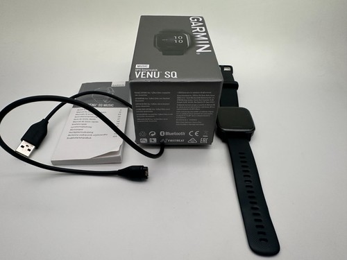 Garmin Venu Sq - Music Edition GPS Watch - Black/Slate FULLY WORKING - Picture 5 of 21
