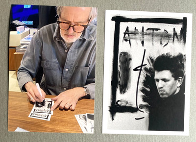 ANTON CORBIJN In-person signed signierte Kunstkarte 10x15 Autogramm + Foto