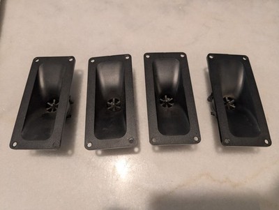 Four Piezo Horn Drivers 2x5 inch Motorola Tweeters Vintage