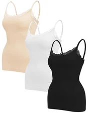 Women's Seamless Tummy Control Shapewear Camisole - Sexy Compression Tank Top