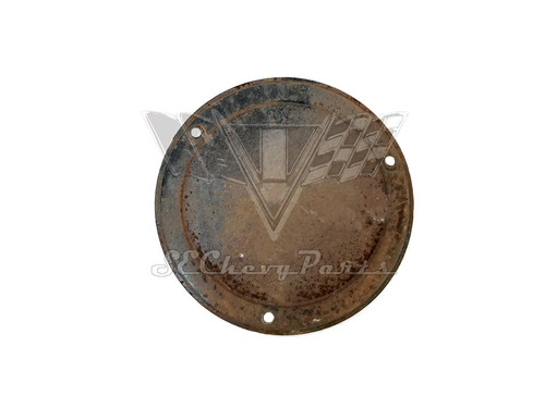 1959-1960 Chevy Impala Firewall Deluxe Heater Fan Delete Plate Cover