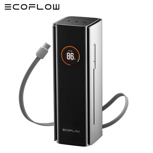 EcoFlow Rapid Pro Powerbank 27000mAh 300W Max Ladegerät Integriertes 140W Kabel