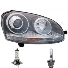 Xenon Scheinwerfer links D2S/H7 für VW Golf V 1K1 Jetta III 1K2 inkl. Lampen