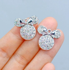 Lot Cartoon Minnie Pendant DIY earring Necklace Jewelry Making