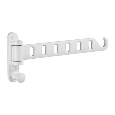 JOOM Wall Mounted Drying Rack, Foldable Clothes Hanger Rack one pack, White