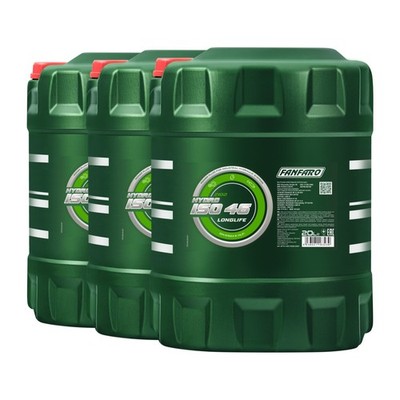 60 L 3x 20 Liter Fanfaro Central Hydrauliköl Hydro HLP 46 ISO 46 Industrie Öl