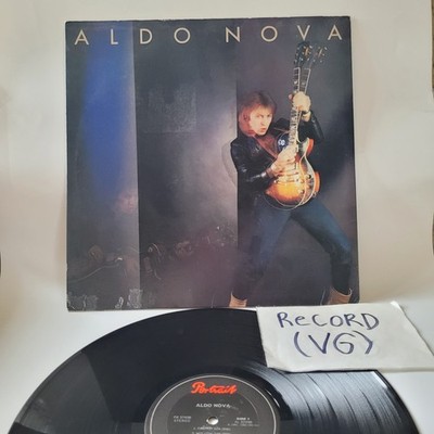 Aldo Nova Self Titled Vinyl Record Vintage Album Rock 1982 VG