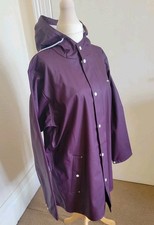 Tretorn Wings Rain Jacket BNWT Size L Blackberry Purple Waterproof Hooded Unisex