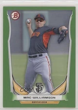 2014 Bowman Draft Top Prospects Green /75 Mac Williamson #TP-82