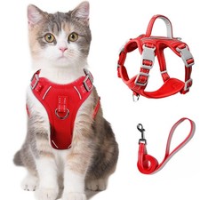 Cat Harness and Leash Set for Walking Escape Proof for Small Large cat Kitten...