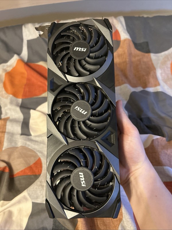 MSI NVIDIA GeForce RTX 3070Ti Graphics Card Triple Fan Cooling with Heatsink