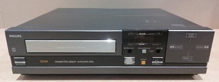 Philips CD 104 (CD104/00) CD Player schwarz Vintage 80s Hifi defekt/Kein Sound