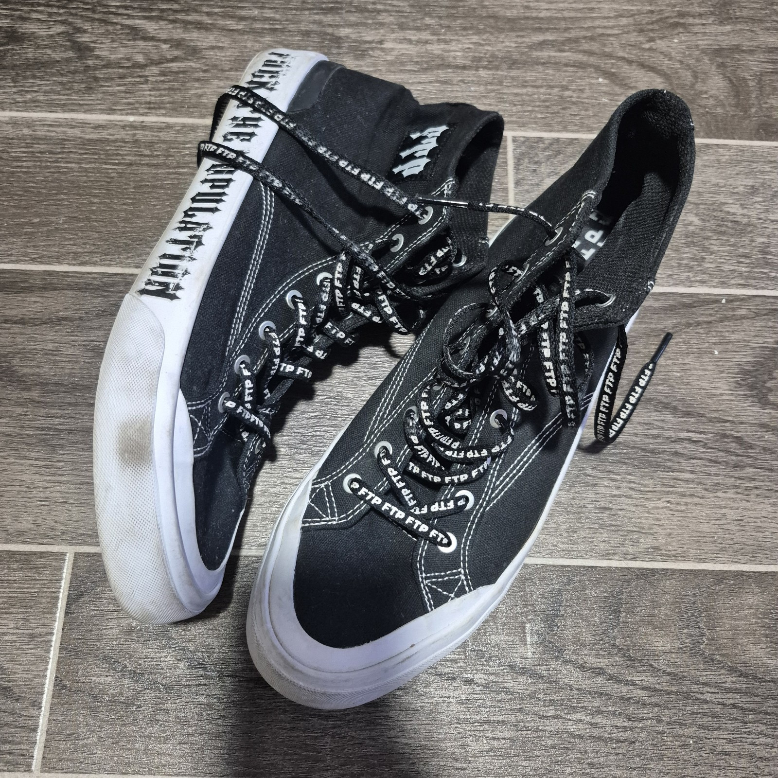Rare Ftp X Huf High Top Shoes Size 10 | eBay display picture 3