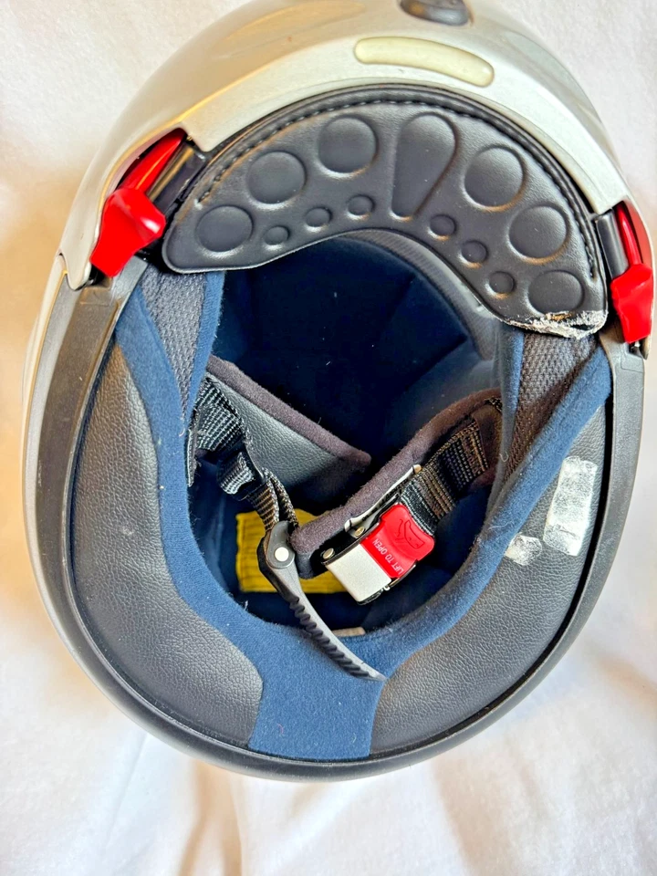 Шлем мотоциклетный Nolan N100E однотонный платиновый размер XL со съемной обивкой - Изображение 4 из 4