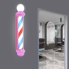 110V Barber Pole Light Barbershop Rotating Light Fixture Barber Pole Light Sign